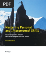 Mastering Personal and Interpersonal Skills (2)