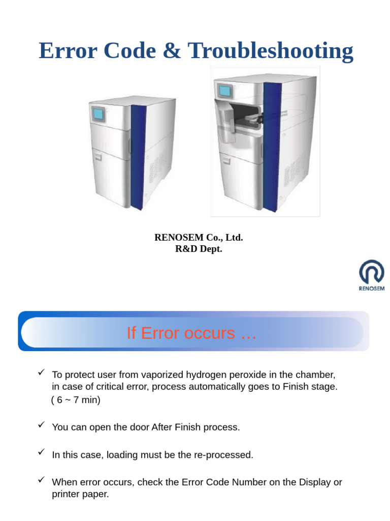 11.error Code & Troubleshooting | PDF | Vacuum | Valve