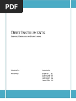 Debt Instruments Bank Loans