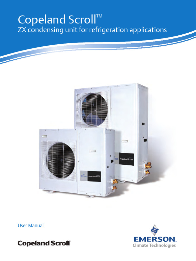 emerson ZX-User-Manual-09112014 | PDF | Refrigeration