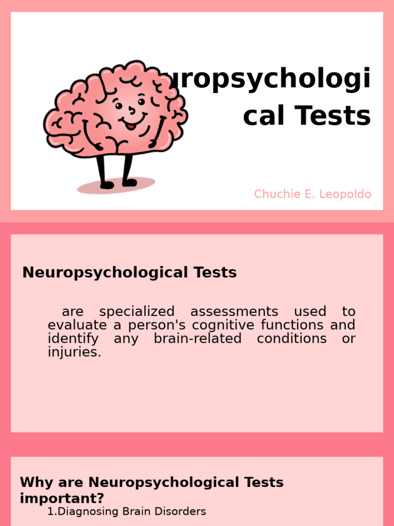 Understanding Neuropsychological Tests | PDF | Memory | Wechsler Adult ...