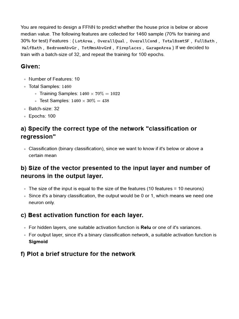 Neural Network - Assignment 3 Revised | PDF
