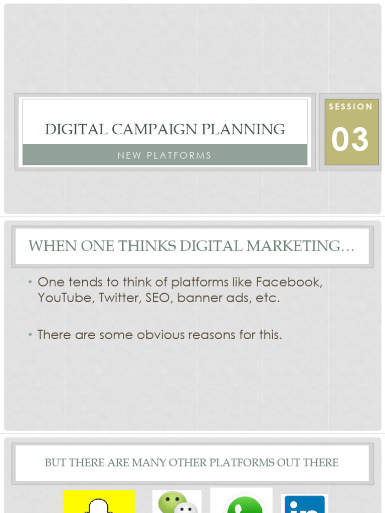 Session 03 New Platforms Pdf Advertising Digital Marketing