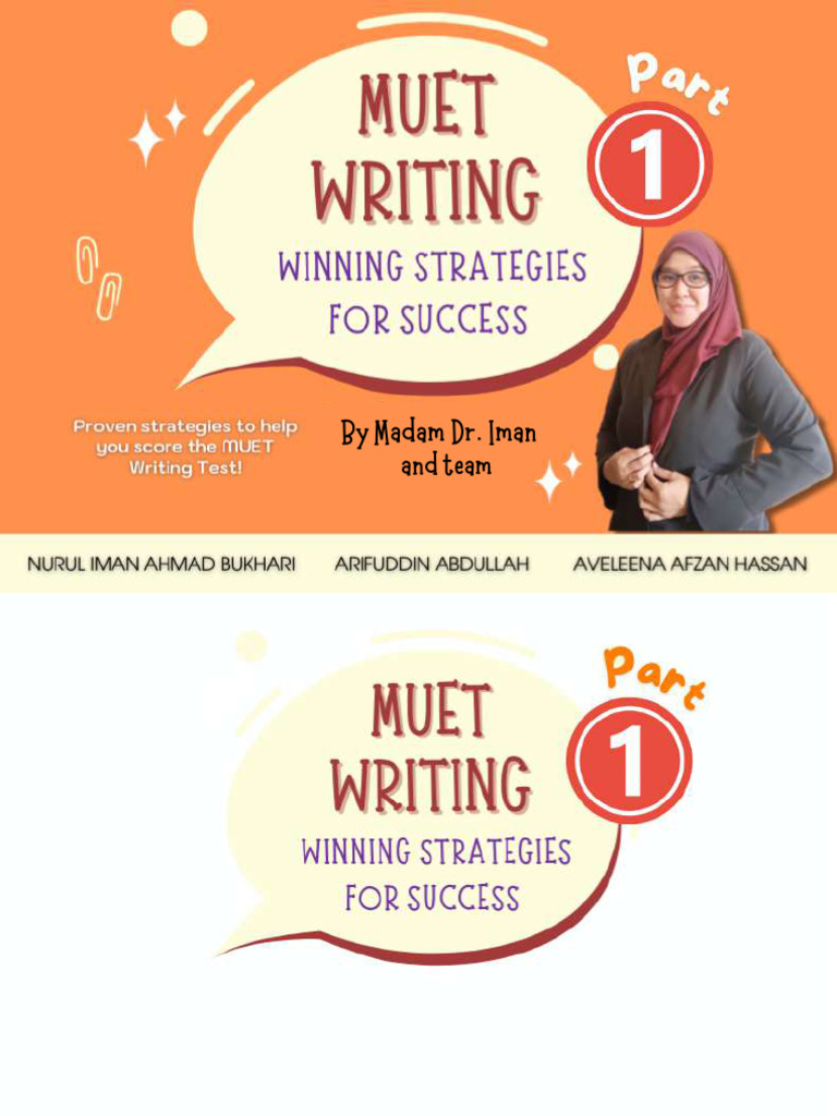 MUET Writing Strategies for Success | PDF | Feeling | Essays