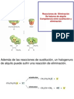 HALOGENUROS DE ALQUILO Eliminación