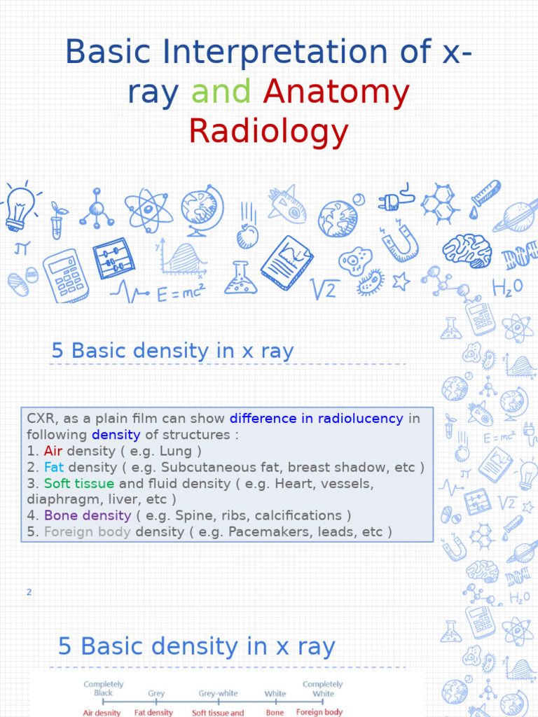 X-Ray Density Interpretation Basics | PDF