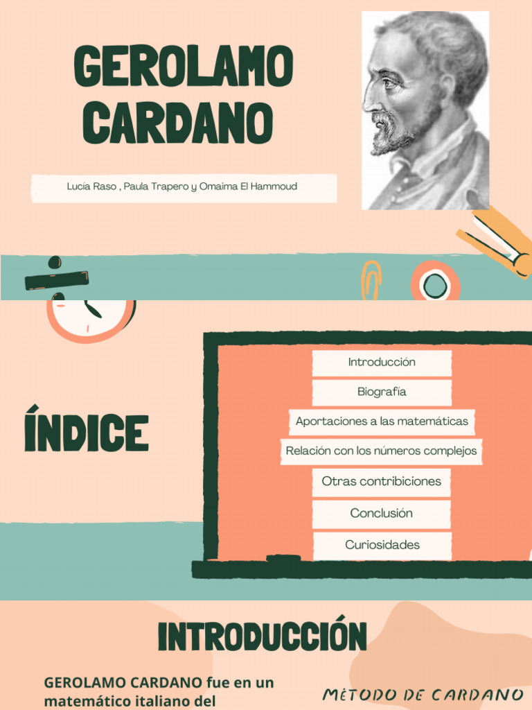 Copia de Gerolamo Cardano PDF | PDF