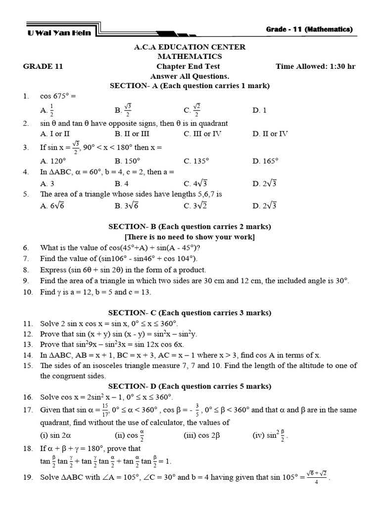 Aca CH 10 (50) MKS | PDF | Triangle Geometry | Geometry