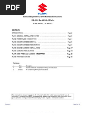 38 1988 Suzuki Samurai Alternator Wiring Diagram - Wiring Diagram