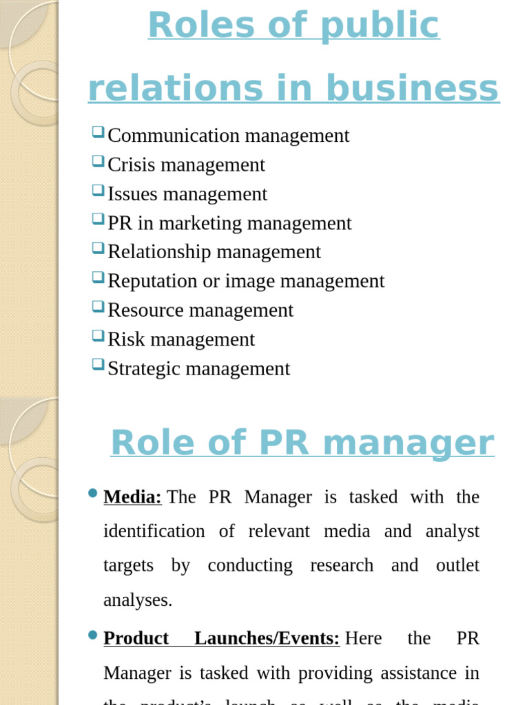 PRM Module-1 Continue | PDF | Public Relations | Human Communication