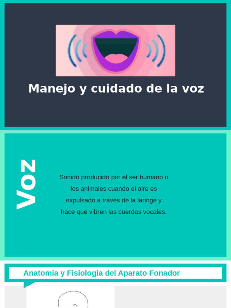 Manejo y Cuidado de La Voz | PDF | Respiración | Especialidades Medicas