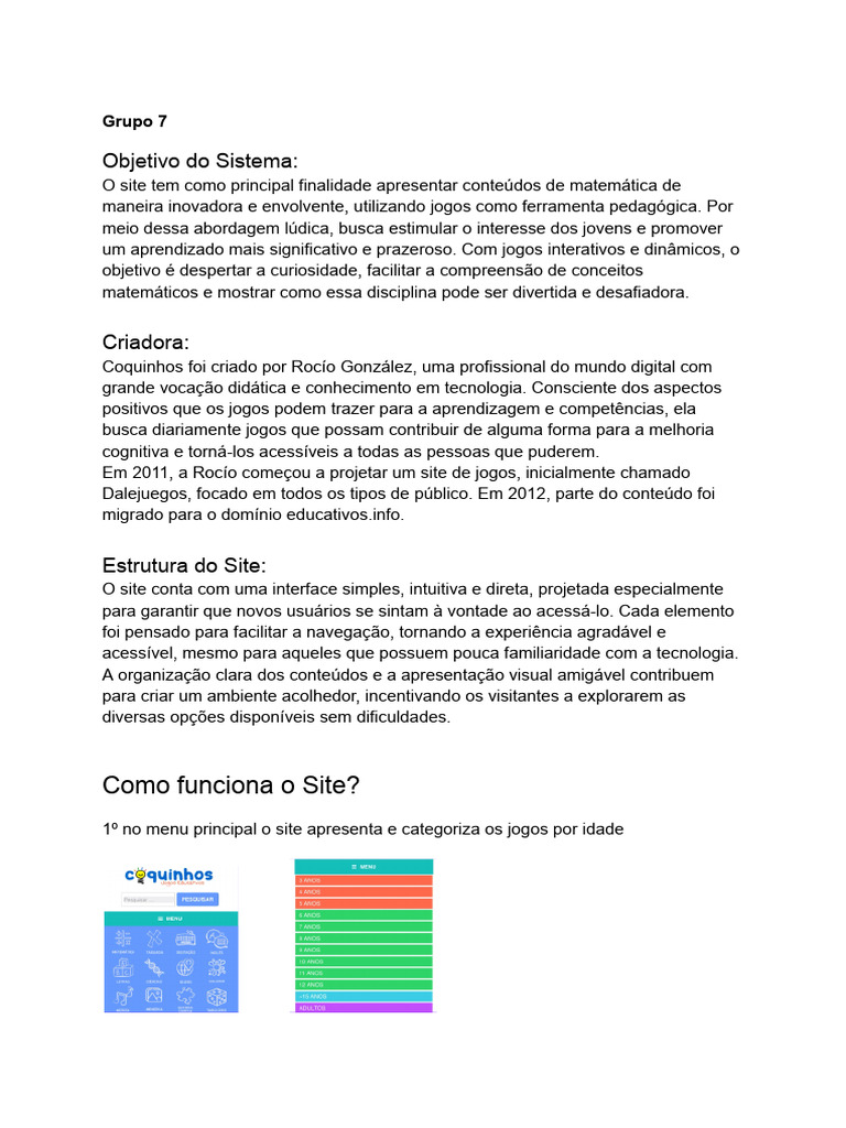 Jogos Educativos de Matemática Coquinhos | PDF | Aprendizado | Matemática