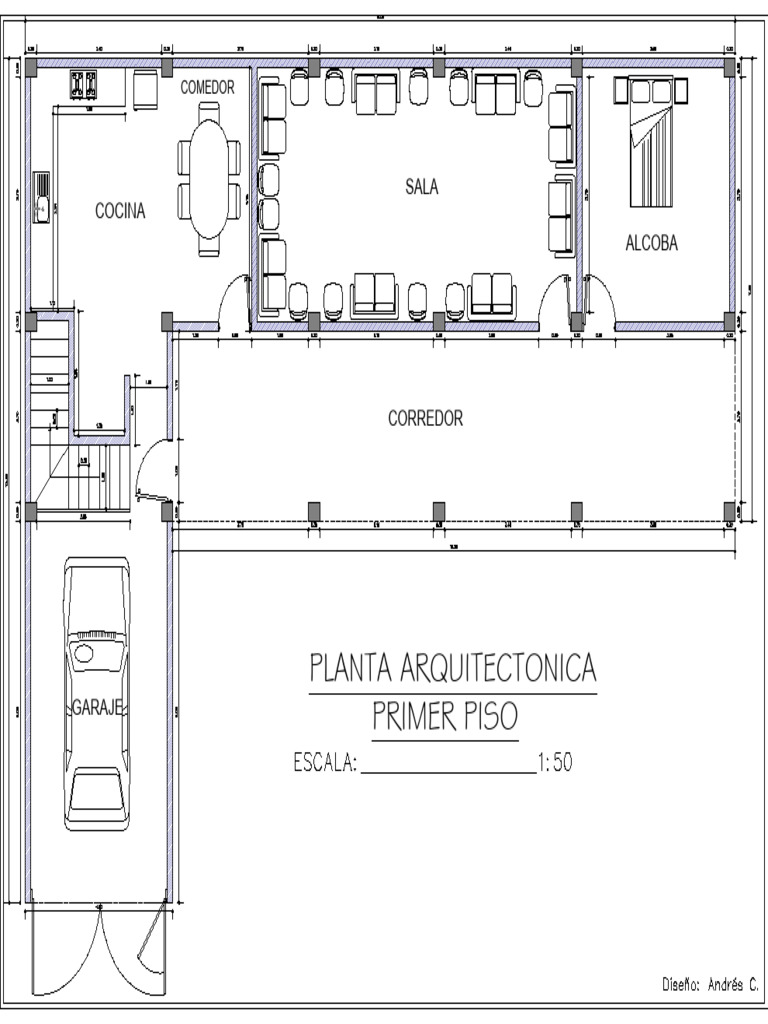 Planta Arq Primer Piso | PDF