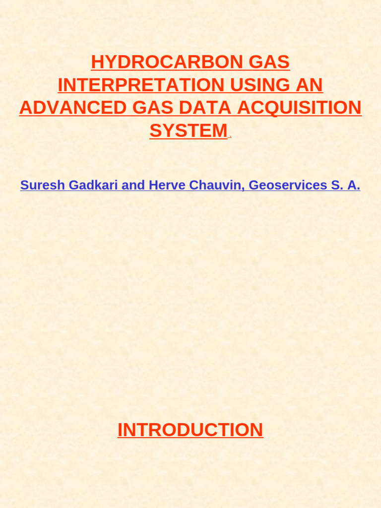 Advanced Hydrocarbon Gas Analysis Techniques | PDF | Petroleum ...