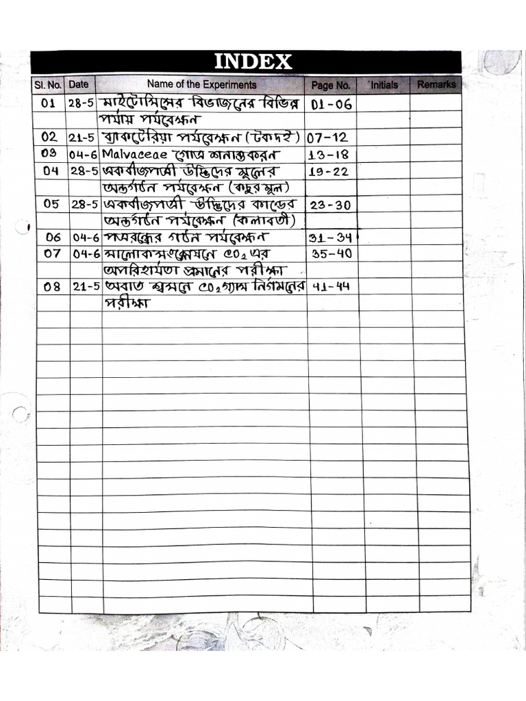 Botany Practical Solution | PDF