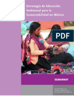 Estrategia de Educacion Ambiental para La Sustentabilidad en Mexico