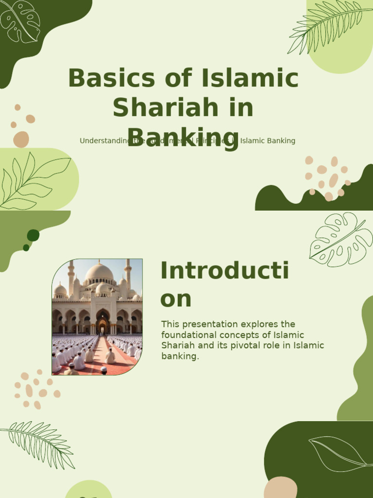 Islamic Shariah Principles in Banking | PDF | Islamic Banking And ...