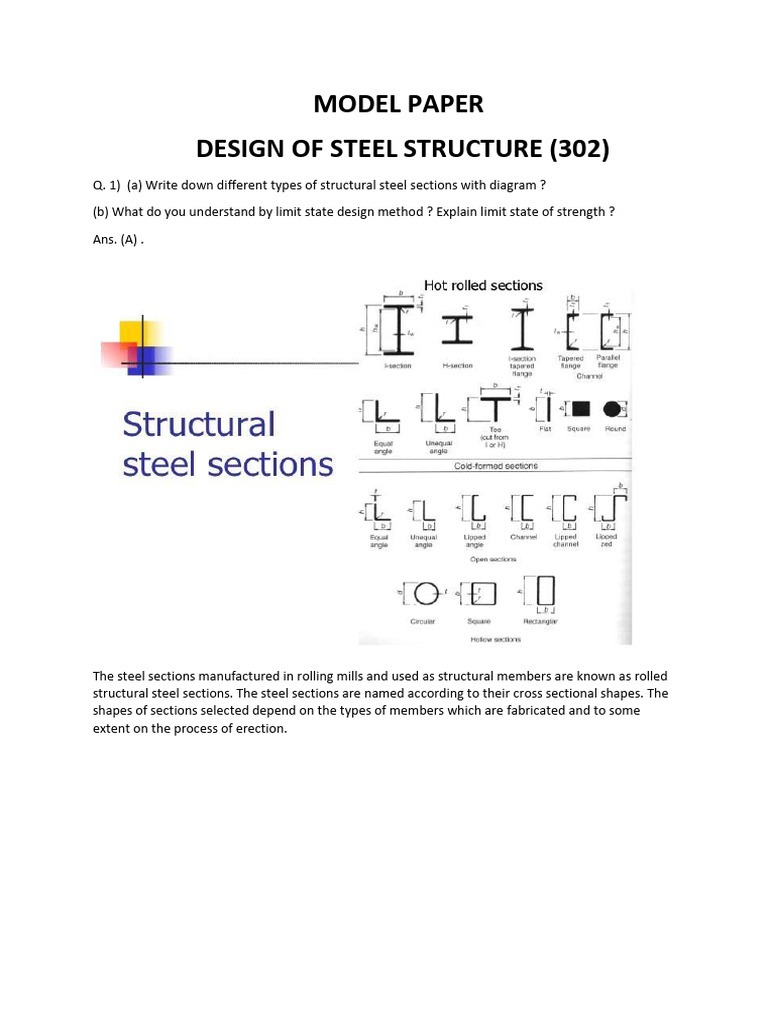 Steel Structure Design and Connections Guide | PDF | Bending | Solid ...