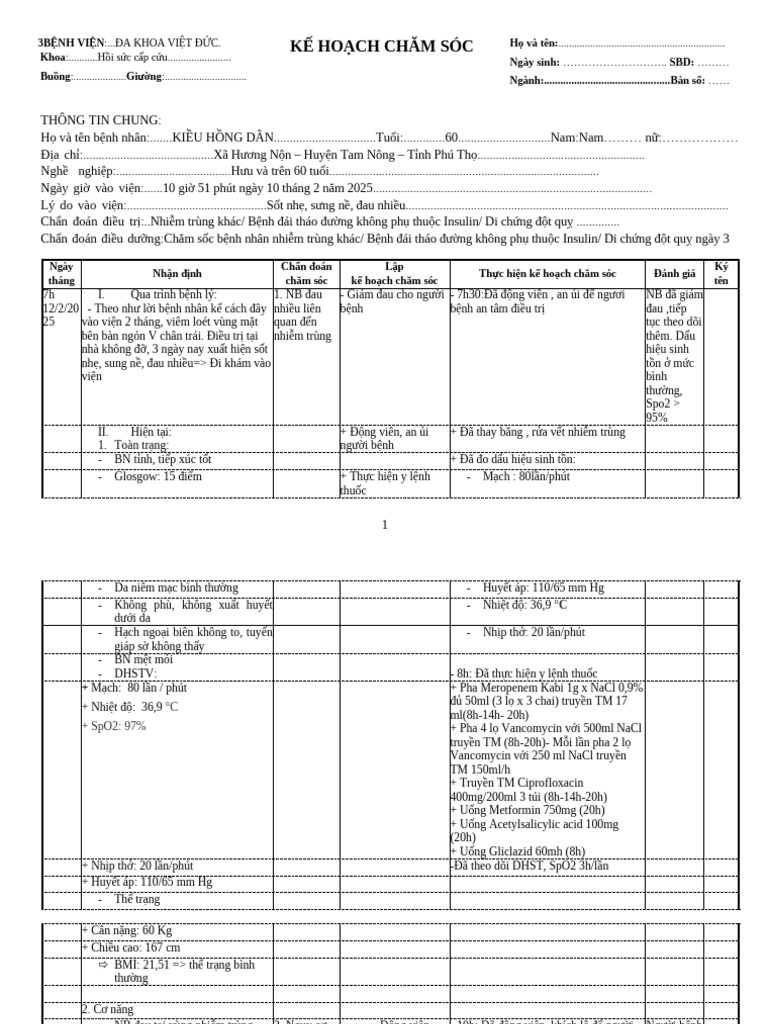 KHSC Ngày Thứ 3 | PDF