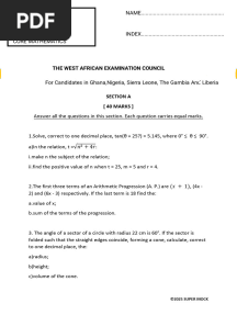 Core Maths Super Mock 2025 for All Candidates(1)