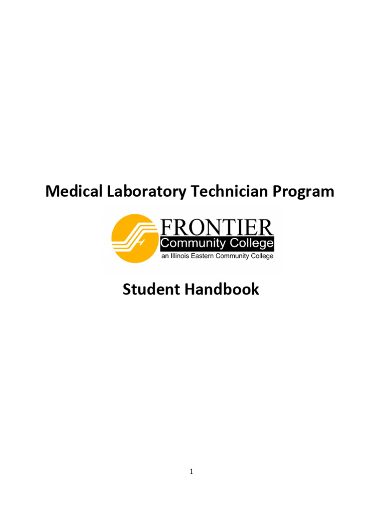Medical Laboratory Technician Handbook | PDF | Medical Laboratory ...