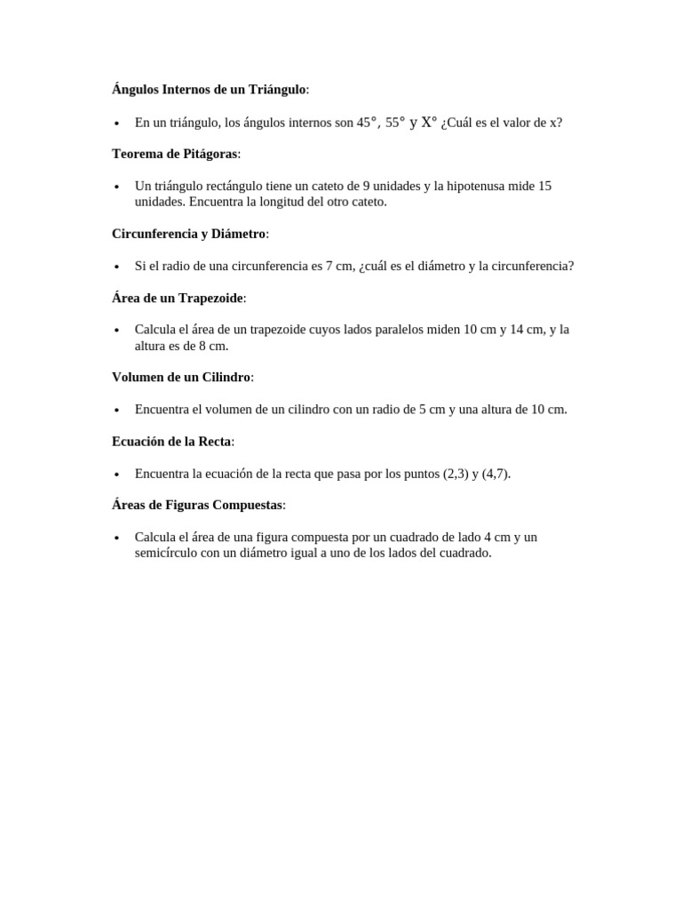 Problemas de Geometría Resueltos | PDF