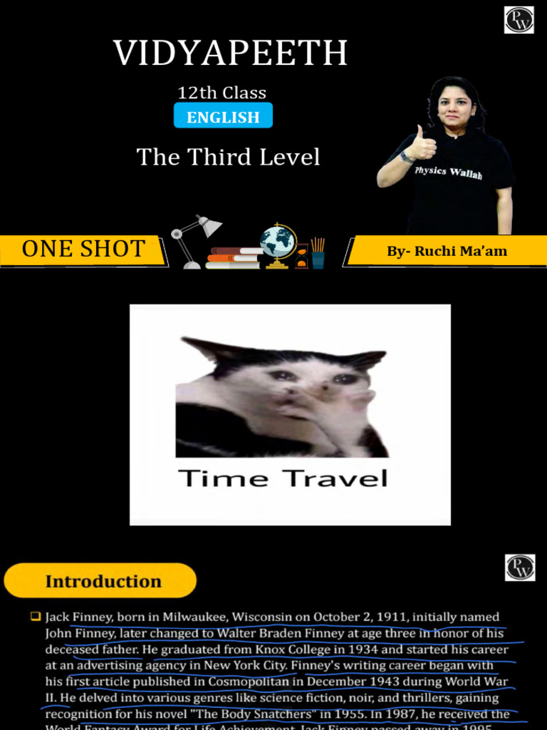 The Third Level - One Shot Notes | PDF