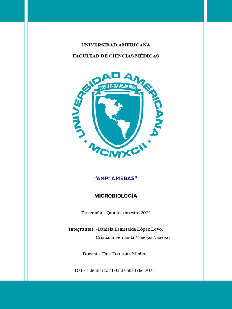 Características de Amebas y Salud Humana | PDF | Microbiología ...