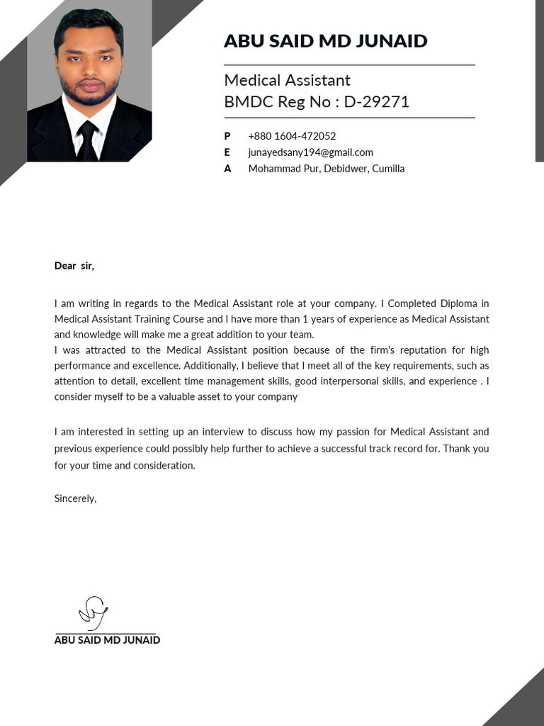 Medical Assistant Application by Abu Junaid | PDF | Patient | Medical ...