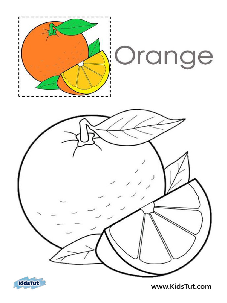 Free Printable Fruit Coloring Pages For Kids | PDF