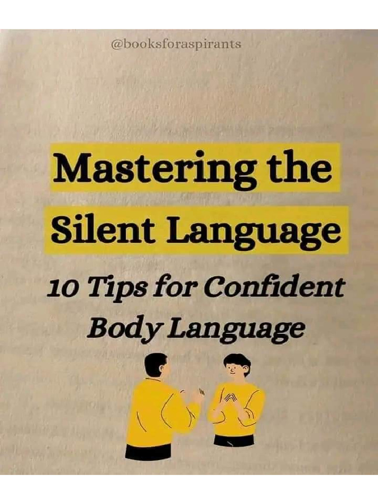 Mastering The Silent Language | PDF
