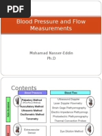 Blood Pressure and Flow Measurements