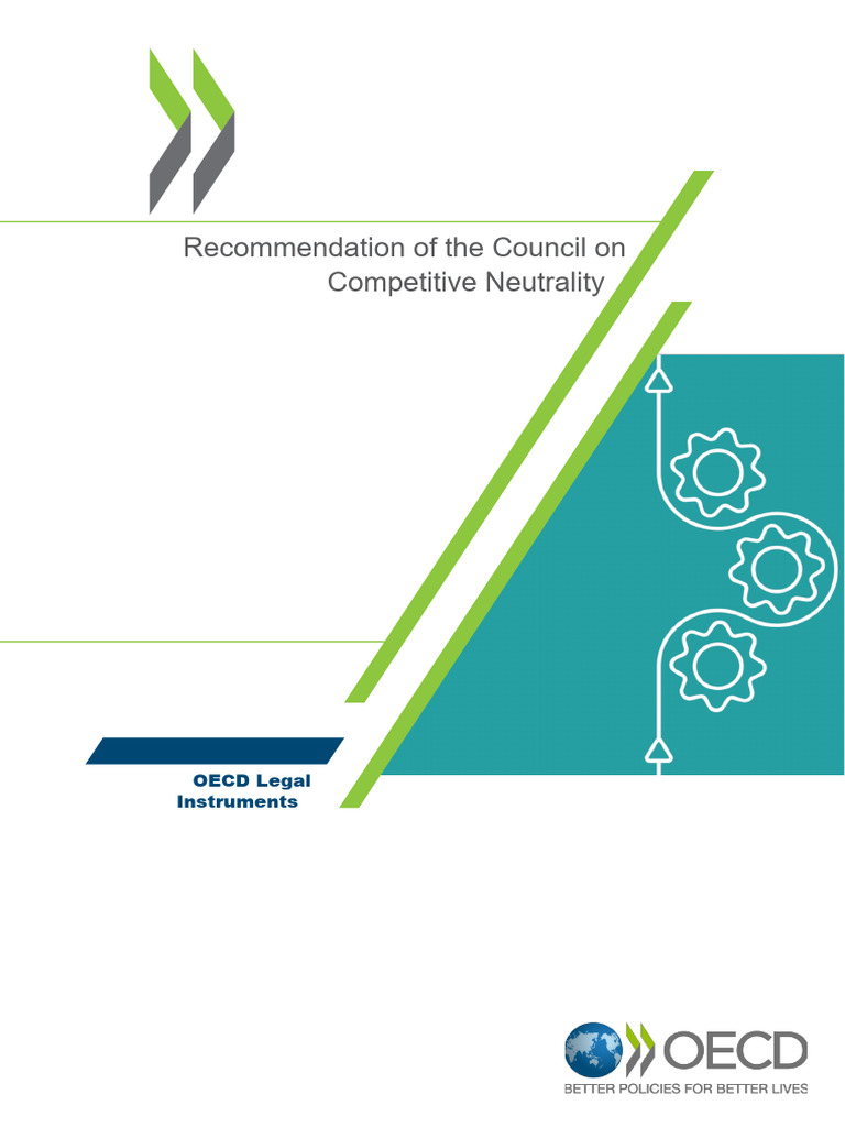 OECD Recommendation on Competitive Neutrality | PDF | Business | Governance