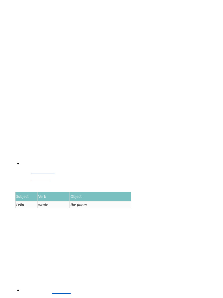 What Is An Object - Direct and Indirect | PDF | Verb | Object (Grammar)