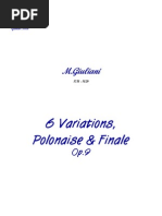 Giuliani Mauro Variations Polonaise Finale 17372