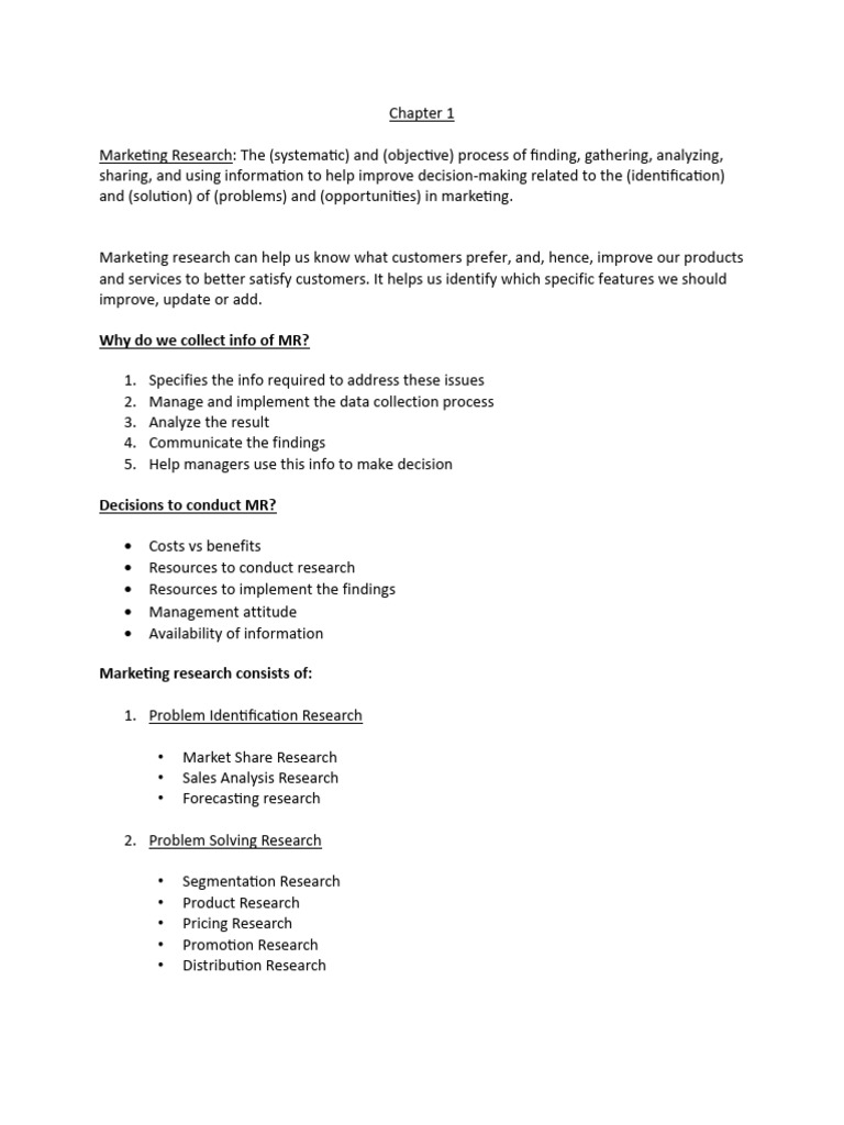 Marketing Research Process Explained | PDF | Data | Methodology