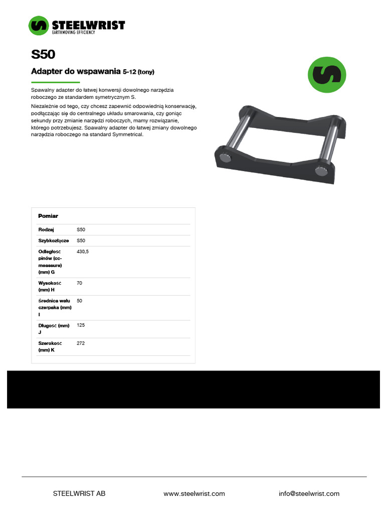 Adapter Do Wspawania S50 | PDF