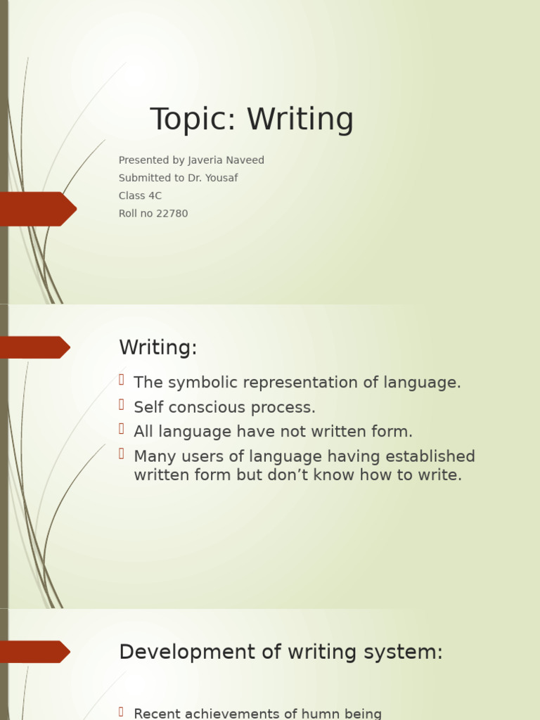 Evolution of Writing Systems Explained | PDF