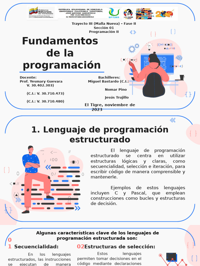 Fundamentos de Programación Estructurada | PDF | Lenguaje de ...