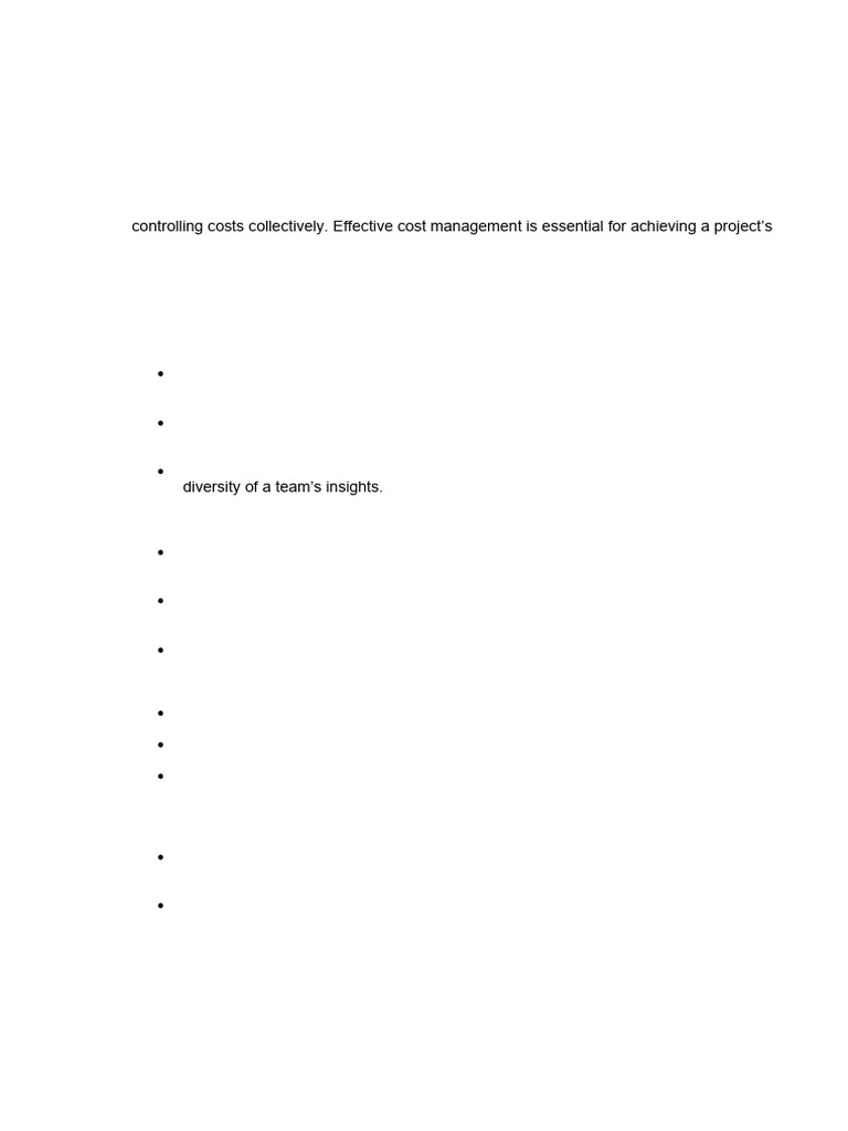 Project Cost Management | PDF | Cost Accounting | Budget