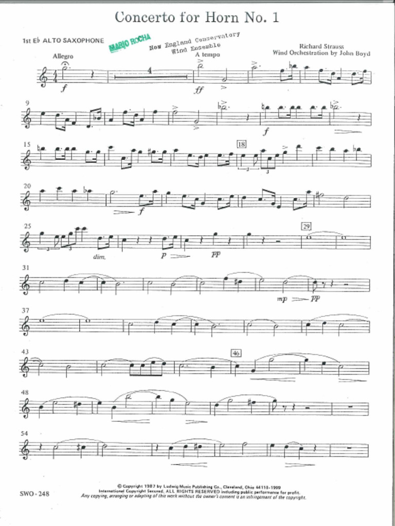 05 - Saxs - Strauss | PDF