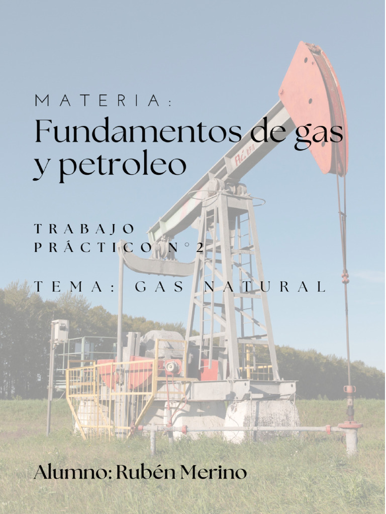 Características del Gas Natural | PDF | Gas natural | Gas de petróleo ...