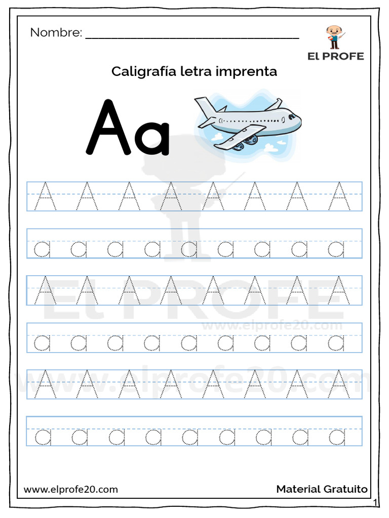 Cuadernillo de Caligrafía PDF Gratis | PDF