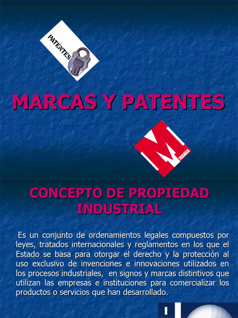 Marcas y Patentes | PDF | Patentar | Marca
