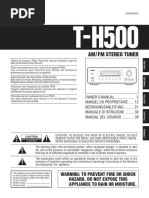 Denon Avr 3808ci Om | PDF | Video | Ac Power Plugs And Sockets