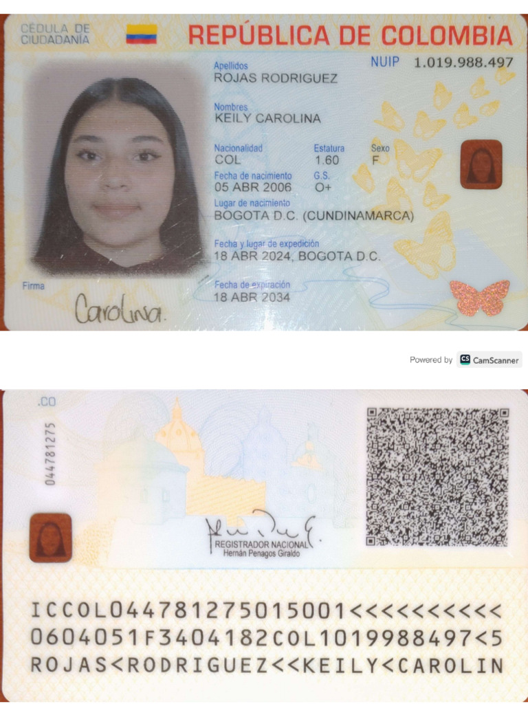 Cédula de Ciudadanía | PDF