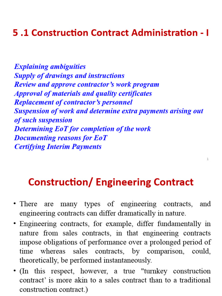 Construction Contract Administration Guide | PDF | Specification ...