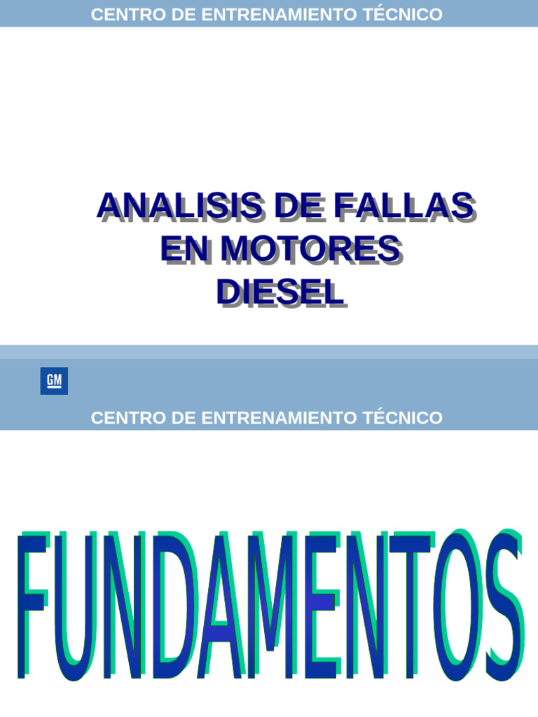 Análisis de Fallas en Motores Diesel | PDF | Lubricante | Ingeniería ...