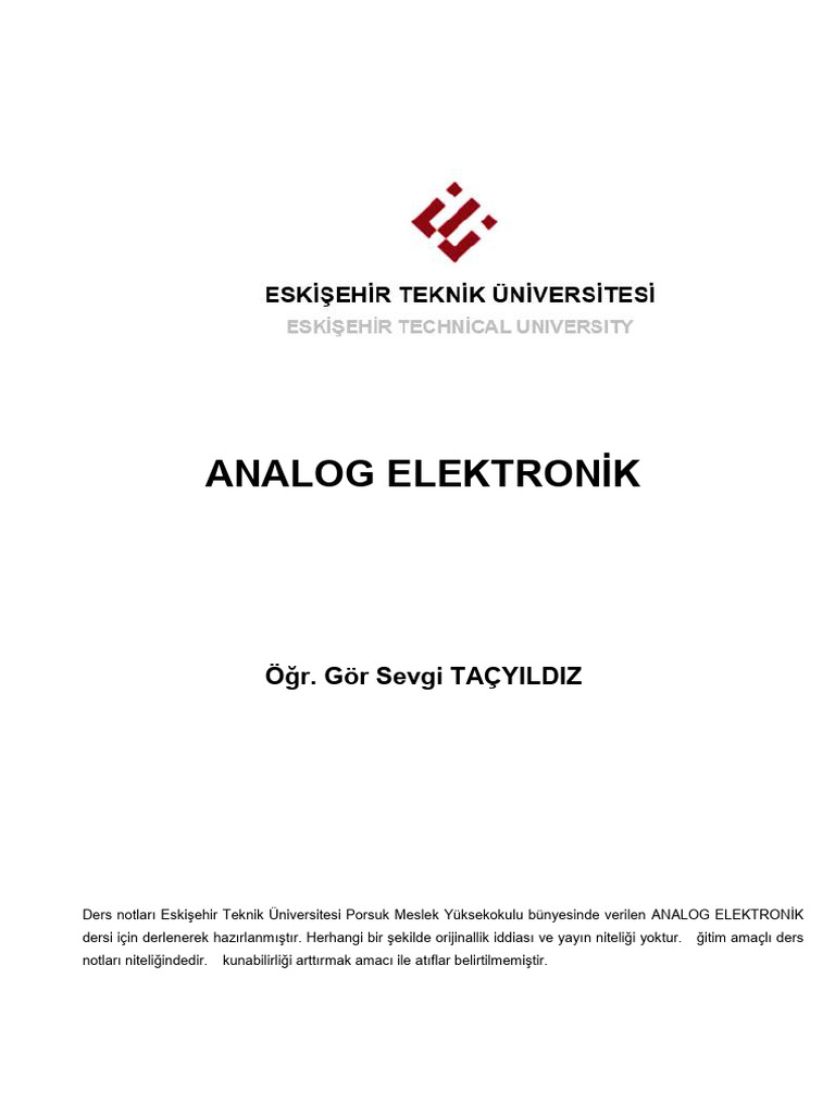 Analog Elektronik 5 | PDF