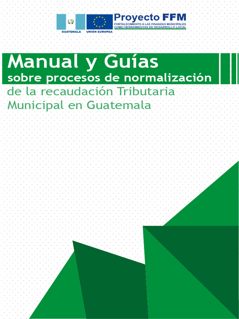 Manual de Recaudación Tributaria Municipal | PDF | Guatemala | Impuestos